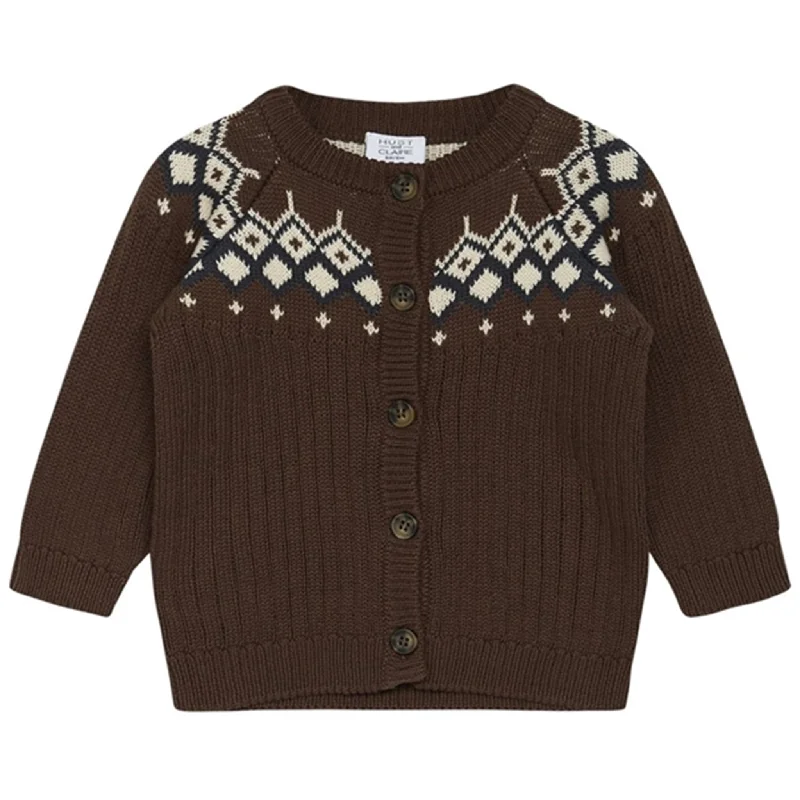 Light-reflective cardiganHust & Claire Baby Chestnut Christoffer Cardigan