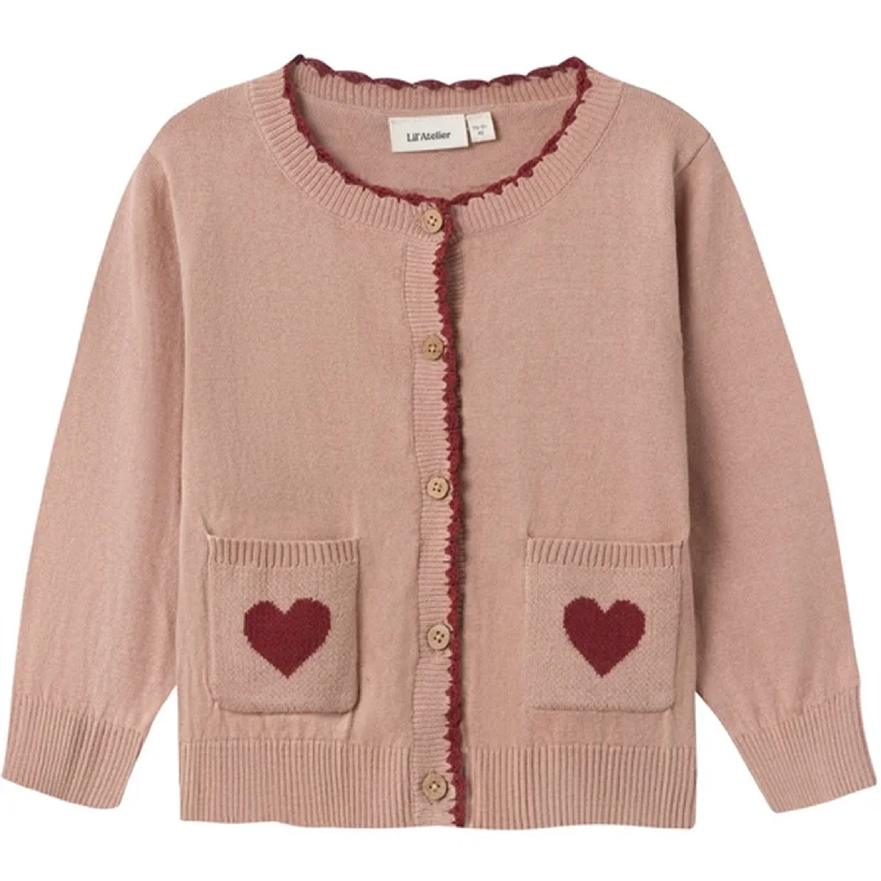 Chunky cardiganLil'Atelier Nougat Saran Knit Cardigan