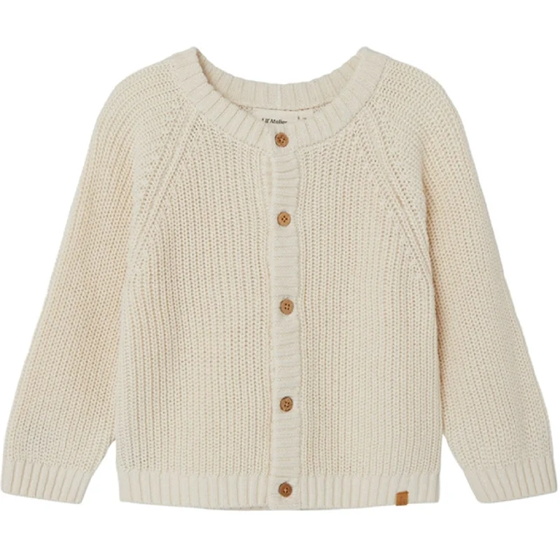 Office cardiganLil'Atelier Turtledove Nemlem Din Knit Cardigan