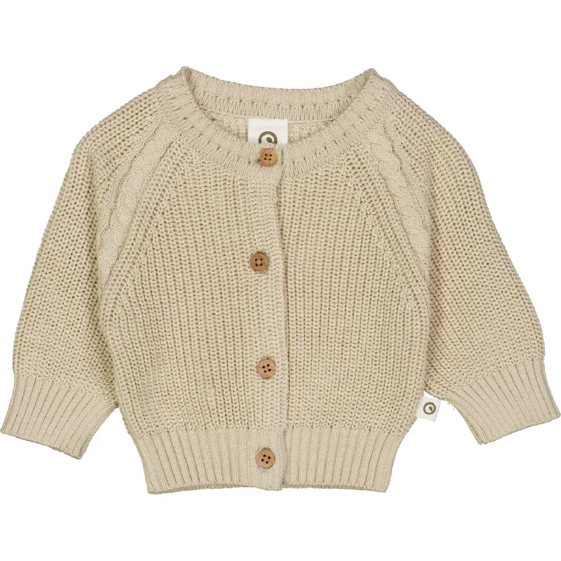 Padded cardiganMüsli Oat Knit Chunky Cardigan