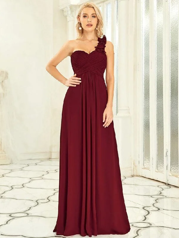 TightbudgetLong Formal One Shoulder Bridesmaid Dress