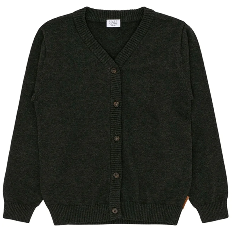 Minimalist cardiganHust & Claire Mini Dark Grey Melange Carsten Cardigan NOOS