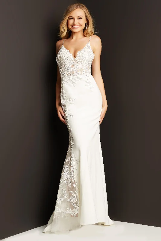 TightvictoryJovani 07386 Formal Long Wedding Dress