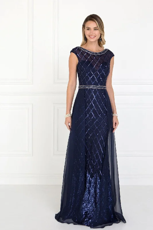 TightbraLong Evening Gown Prom Beaded Dress