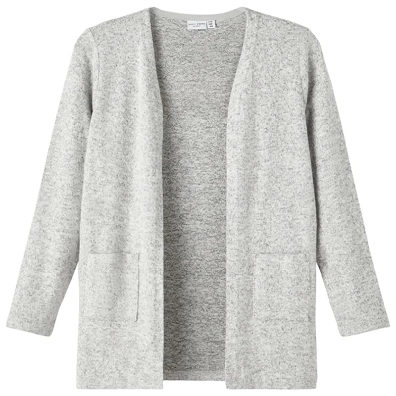 Cashmere cardiganName it Grey Melange Victi NOOS Knit Cardigan