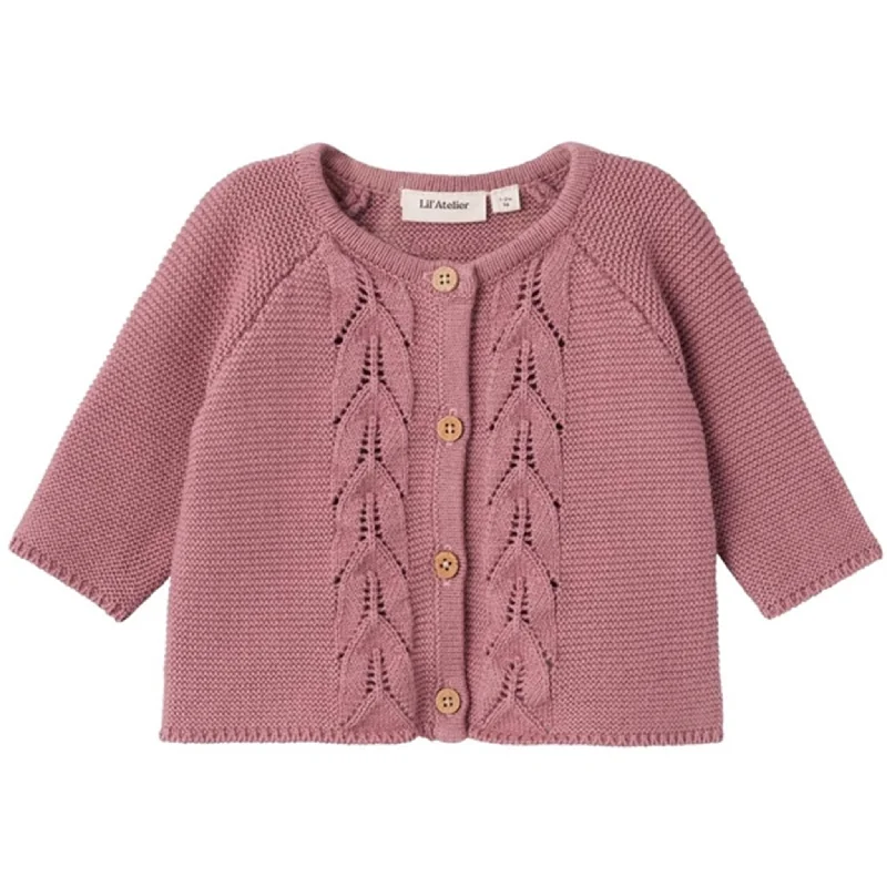 Dark cardiganLil'Atelier Nostalgia Rose Dora Knit Cardigan