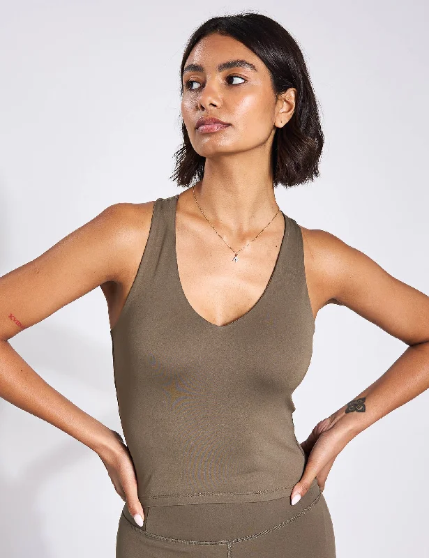 Breathable jacketZoe Tank - Cured Green