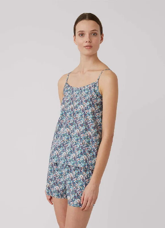 Running teeWomen's Printed Cotton Cami in Liberty Summer Bouquet