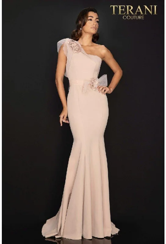 TightcontrolTerani Couture 2011E2092 One Shoulder Long Prom Dress