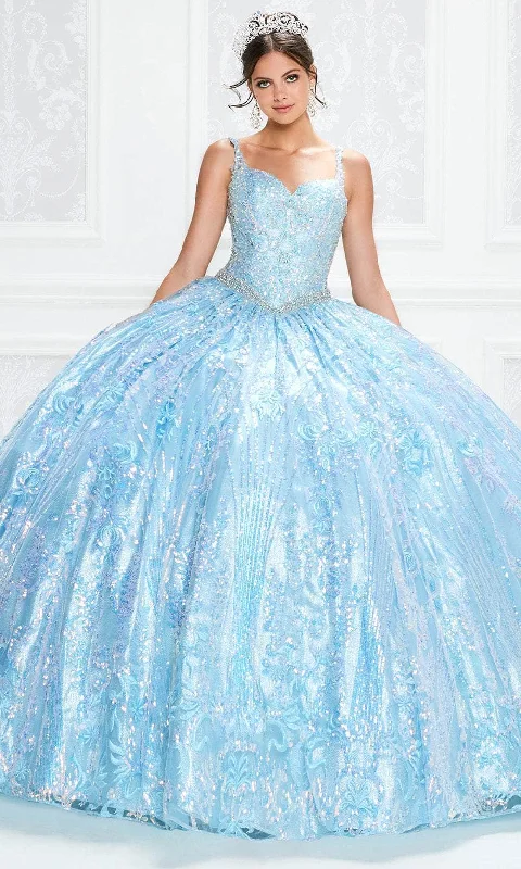 TightcirclePrincesa by Ariana Vara PR12009 - Lace V-Neck Ball Gown