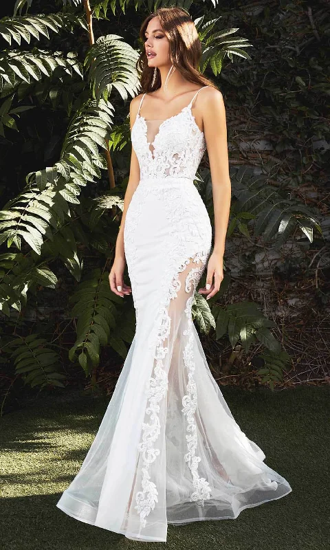 TightcurlLadivine Bridals - CD937W Sleeveless Mermaid Bridal Gown