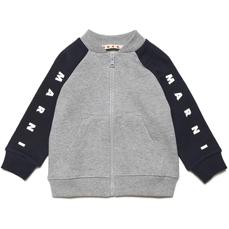 Party cardiganMarni Blue Navy Sweat Cardigan