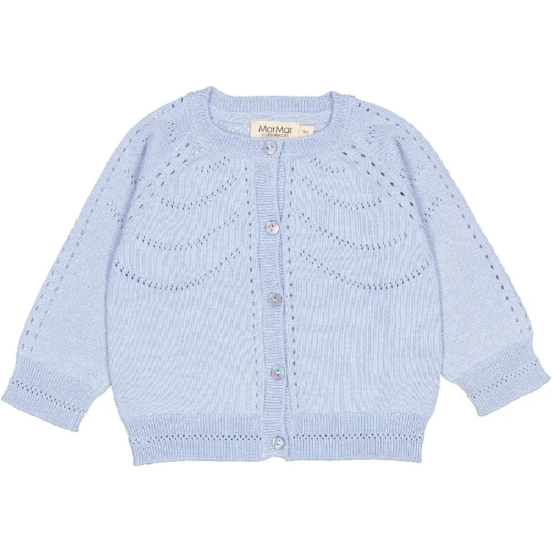 Plus-size cardiganMarMar Modal Mix Cloudy Blue Tilja B Knit Cardigan