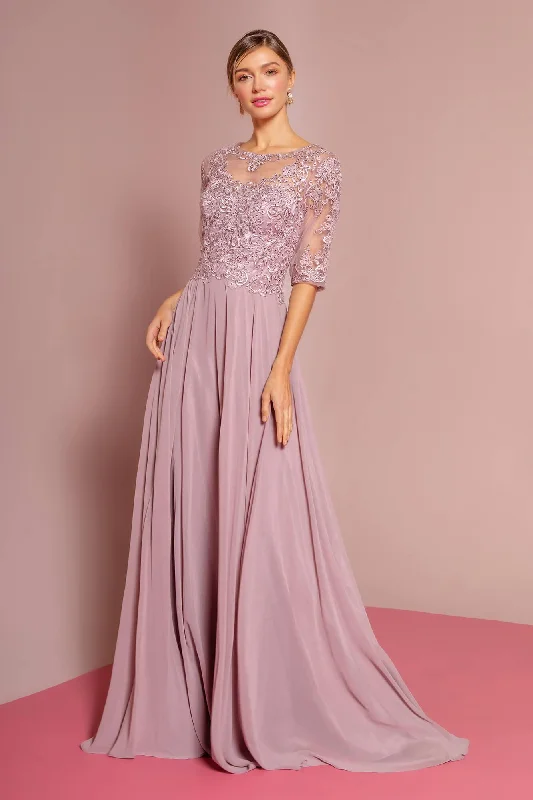 TightbraChiffon Mother of the Bride Long Dress Formal