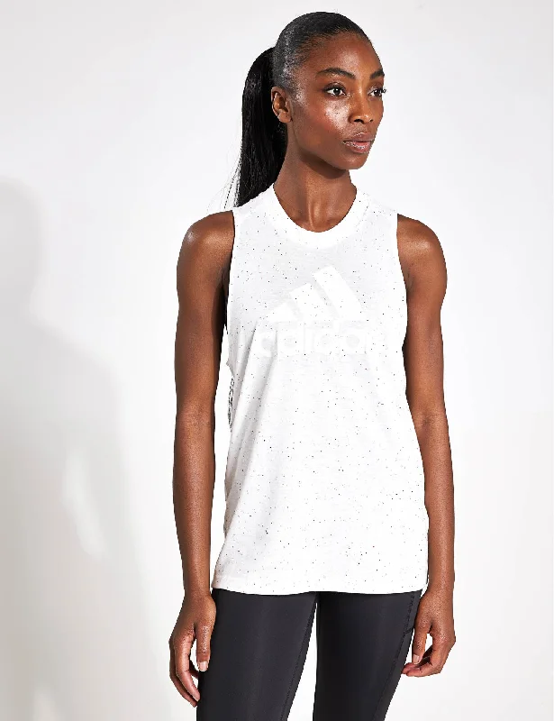 Gym tankSportswear Future Icons Winners 3.0 Tank Top - White Melange