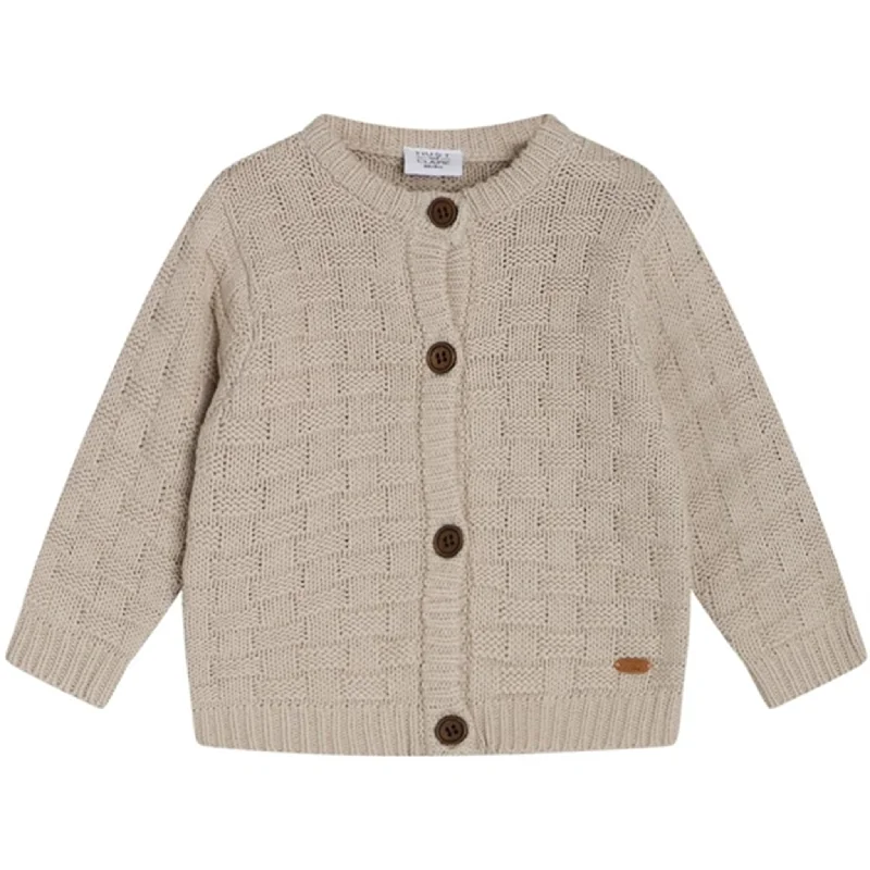 Shawl collar cardiganHust & Claire Baby Sand Stone Charli Cardigan