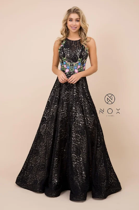 TightdeadlineLong Lace Prom Dress Evening Gown