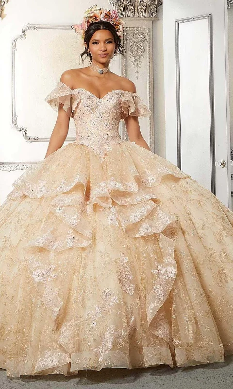 Vizcaya by Mori Lee 34051 - Sweetheart Appliqued Ball Gown