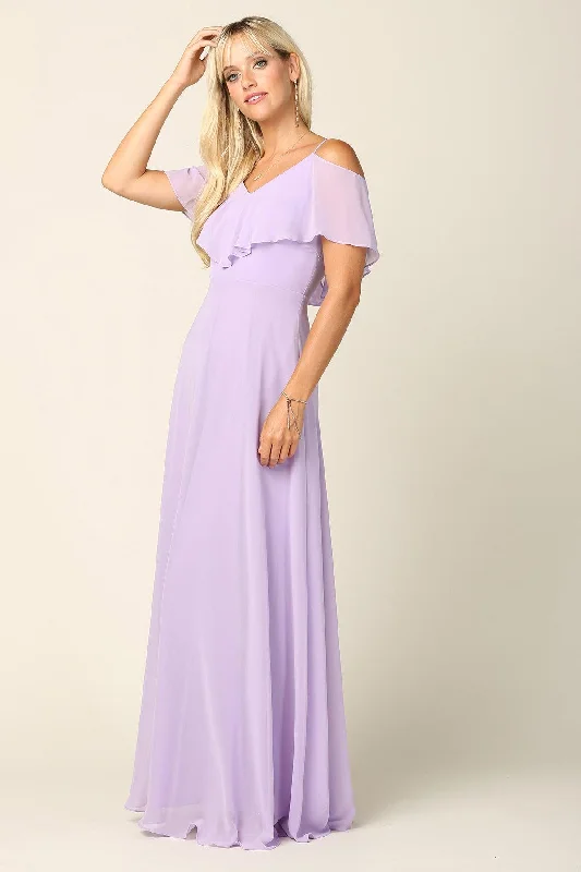 TighthuddleLong Formal Bridesmaids Off Shoulder Prom Dress