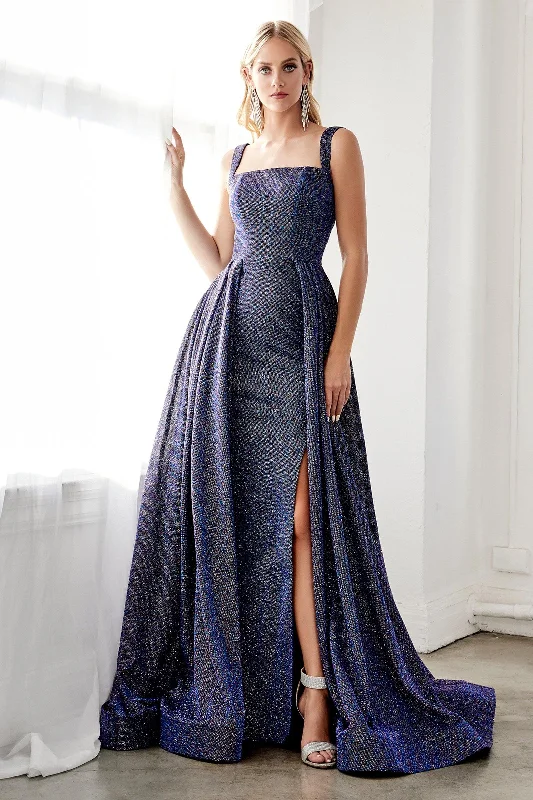 TightlippedCinderella Divine J793 Prom Long Formal Glitter Metallic Ball Gown