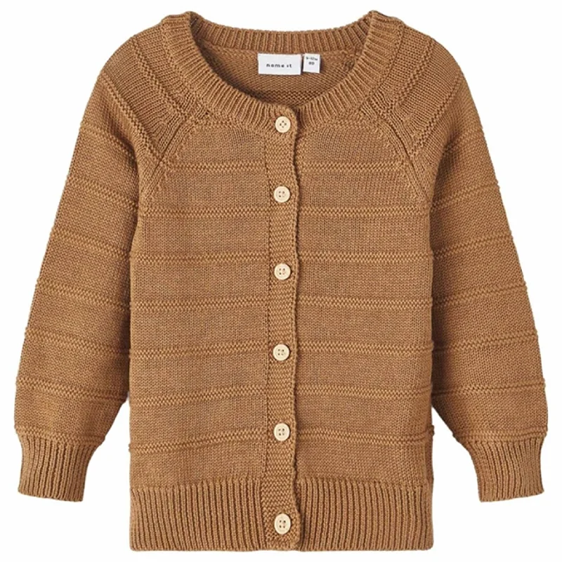 Tech cardiganName it Toasted Coconut Bolan Knit Cardigan