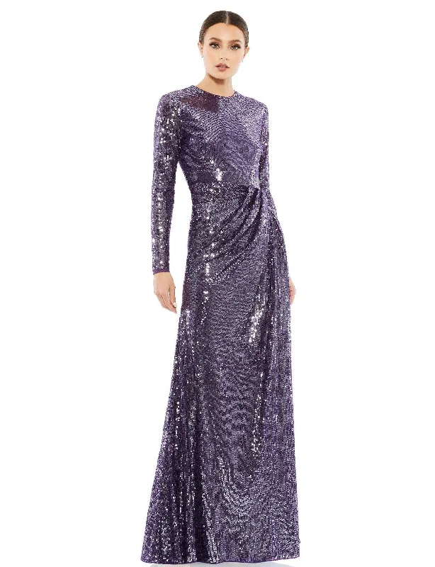 TighterMac Duggal 10824 Formal Long Sleeve Sequins Dress Sale