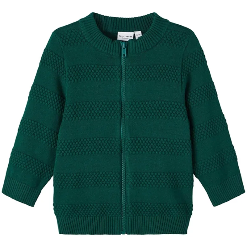 Quilted cardiganName it Forest Biome Vesto Knit Zipper Cardigan