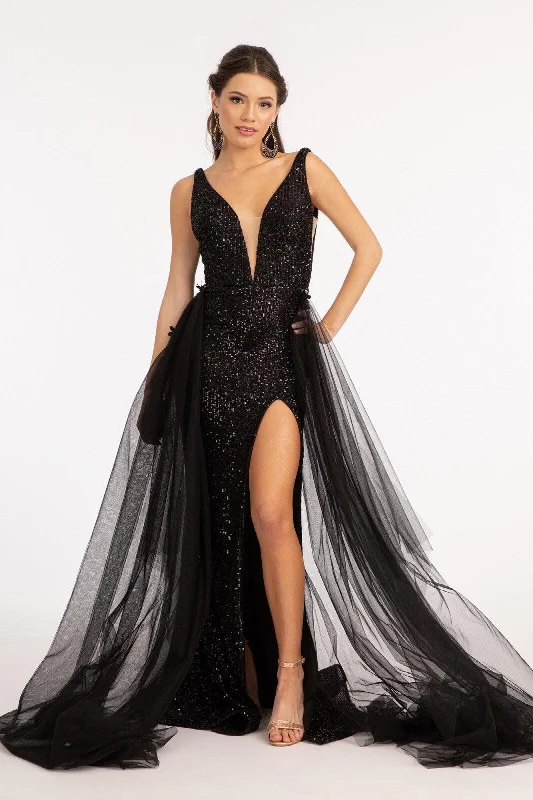 TightholdSequined Sleeveless Long Evening Dress Sale