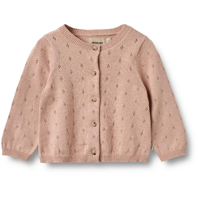 Geometric cardiganWheat Moonlight Rose Knit Cardigan Maia