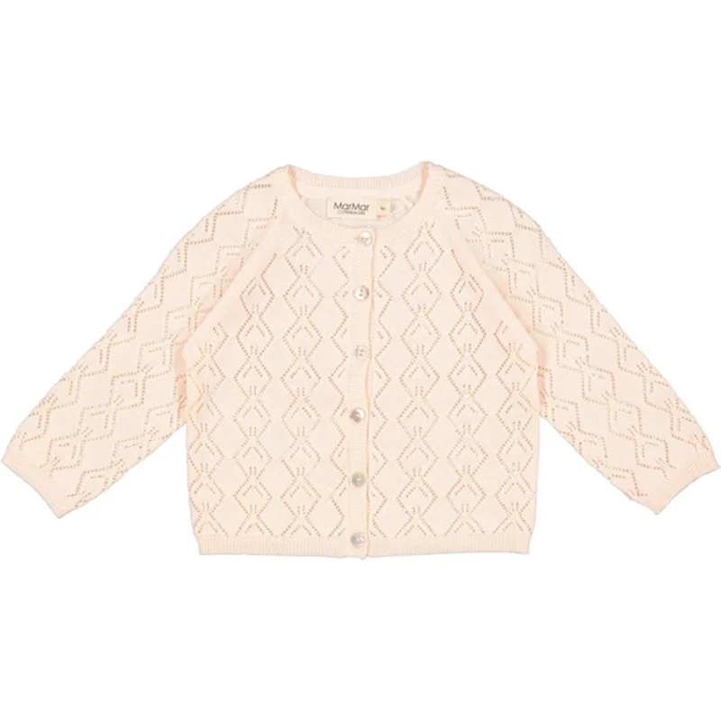 Polka dot cardiganMarMar Pink Dahlia Totti Knit Cardigan