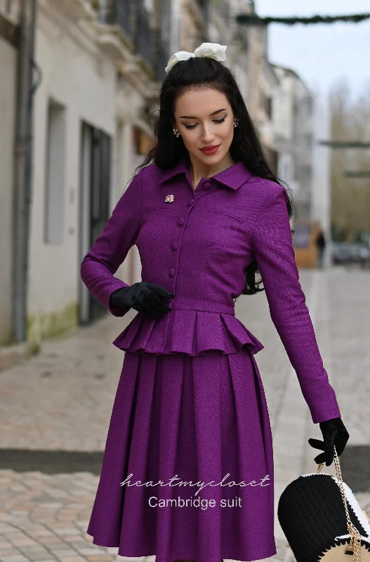 Cambridge suit- celeb inspired pleat suit