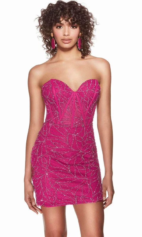 TightstitchAlyce Paris 4861 - Boning Strapless Cocktail Dress