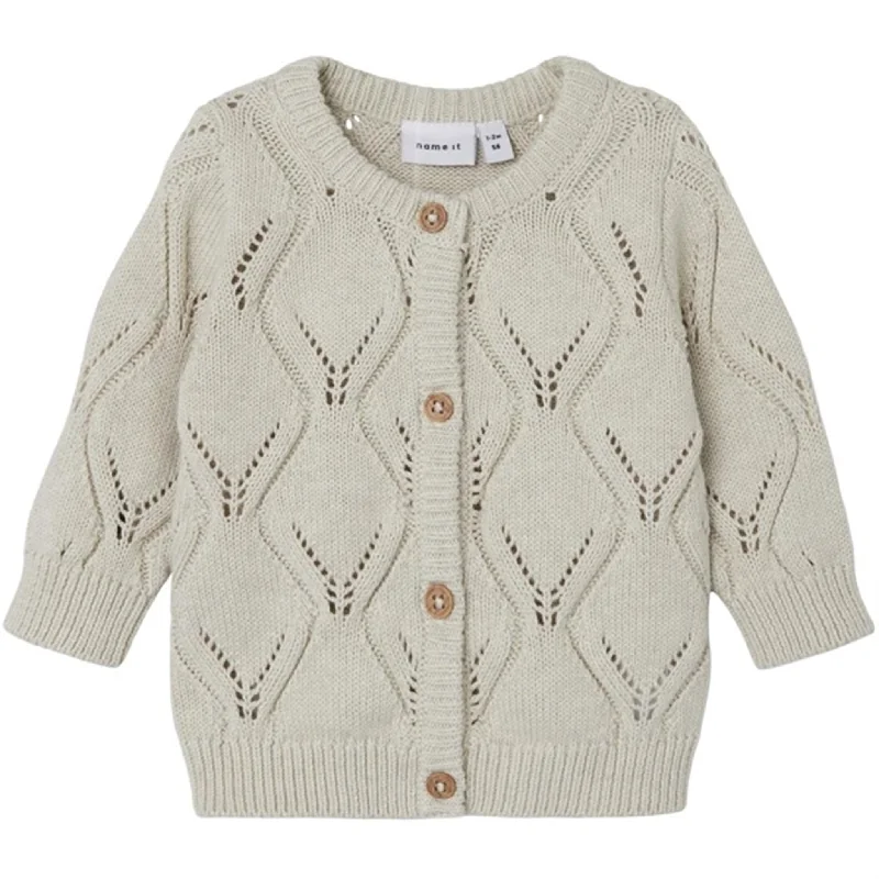 Mesh cardiganName it Peyote Melange Fopolly Knit Cardigan