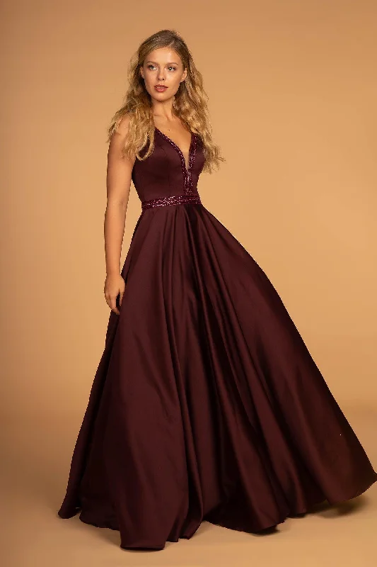 TightstitchLong Sleeveless Prom Formal Ball Gown