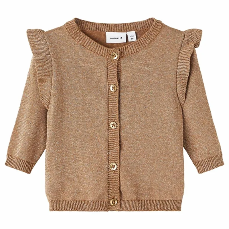 Modern cardiganName it Toasted Coconut Temollie Knit Cardigan