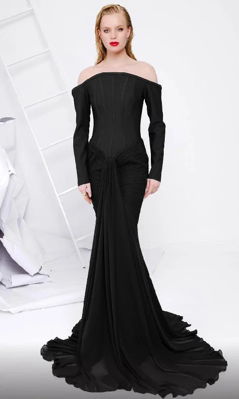 TightdeadlineMNM Couture B1112 - Corset Mermaid Evening Gown