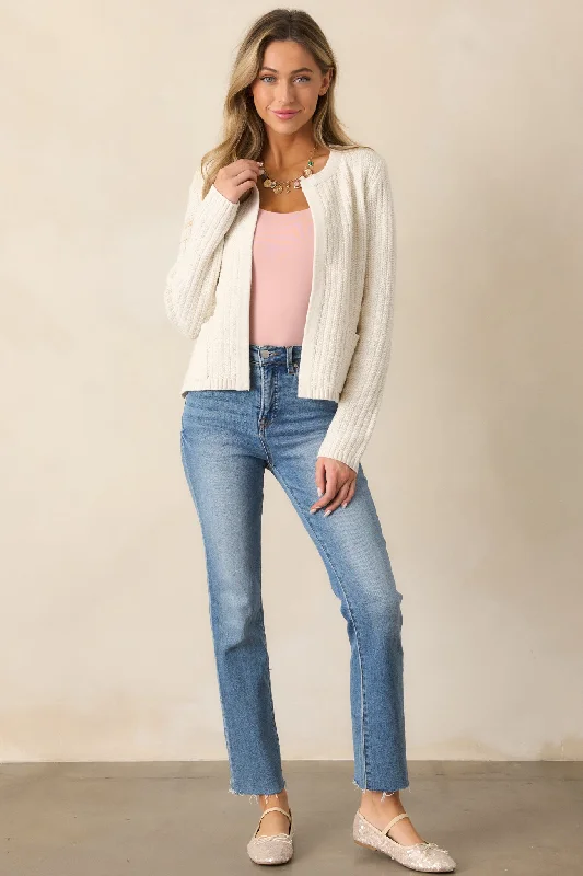 Vegan cardiganWhich Chapter Ivory Knit Cardigan