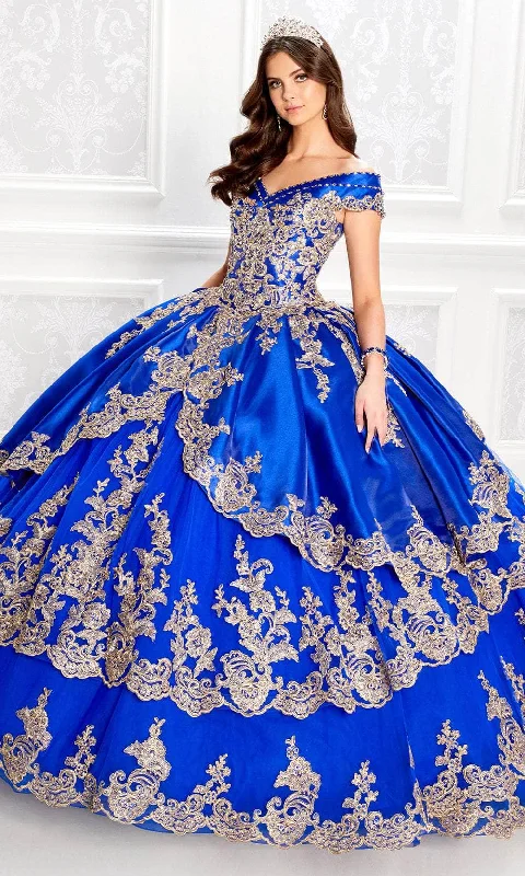 TightharmonyPrincesa by Ariana Vara PR22029 - Applique Off-Shoulder Ball Gown