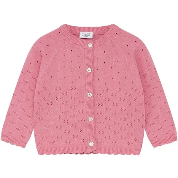 Polka dot cardiganHust & Claire Mini Flamingo Cillja Cardigan