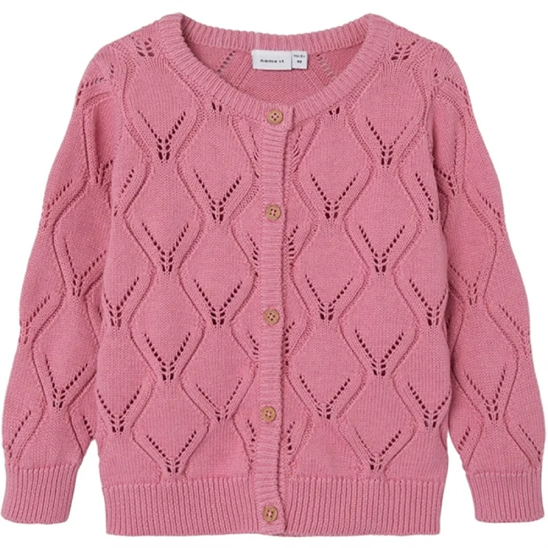 Cotton cardiganName it Cashmere Rose Fopolly Knit Cardigan