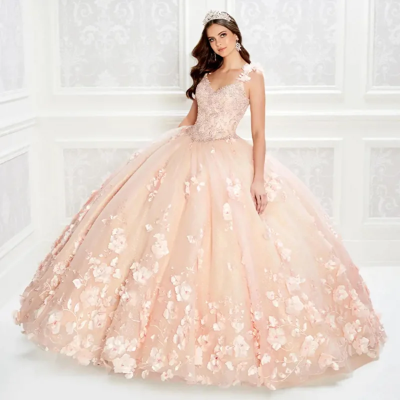 TightnessPrincesa by Ariana Vara PR22021NL - Floral Applique Ballgown