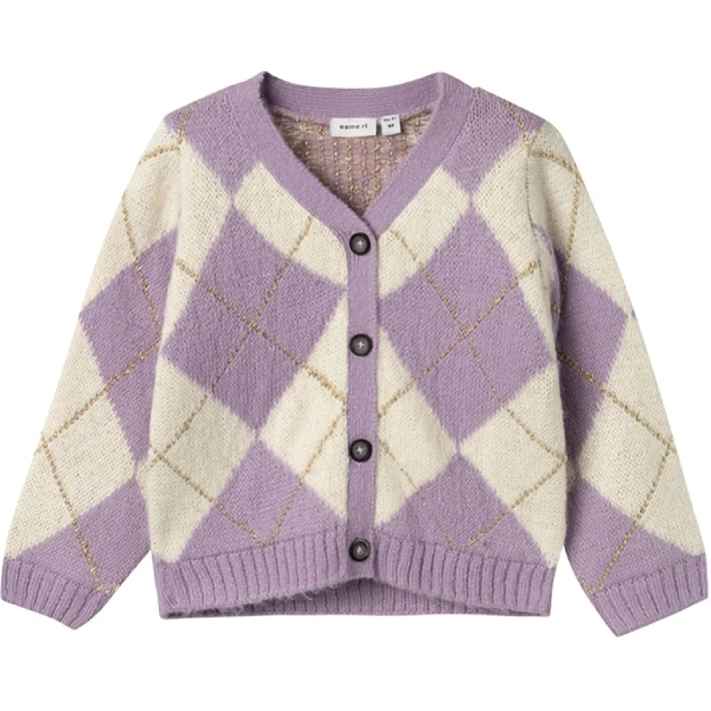 Silk cardiganName it Lavender Mist Sininna Knit Cardigan