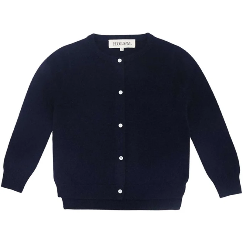 Tech cardiganHOLMM Navy Molly Cashmere Knit Cardigan