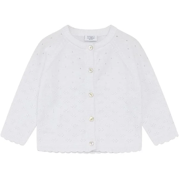 Pastel cardiganHust & Claire Baby White Cillja Cardigan