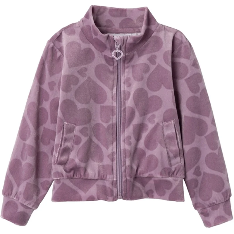 Quilted cardiganName it Lavender Mist Sofie Velour Cardigan