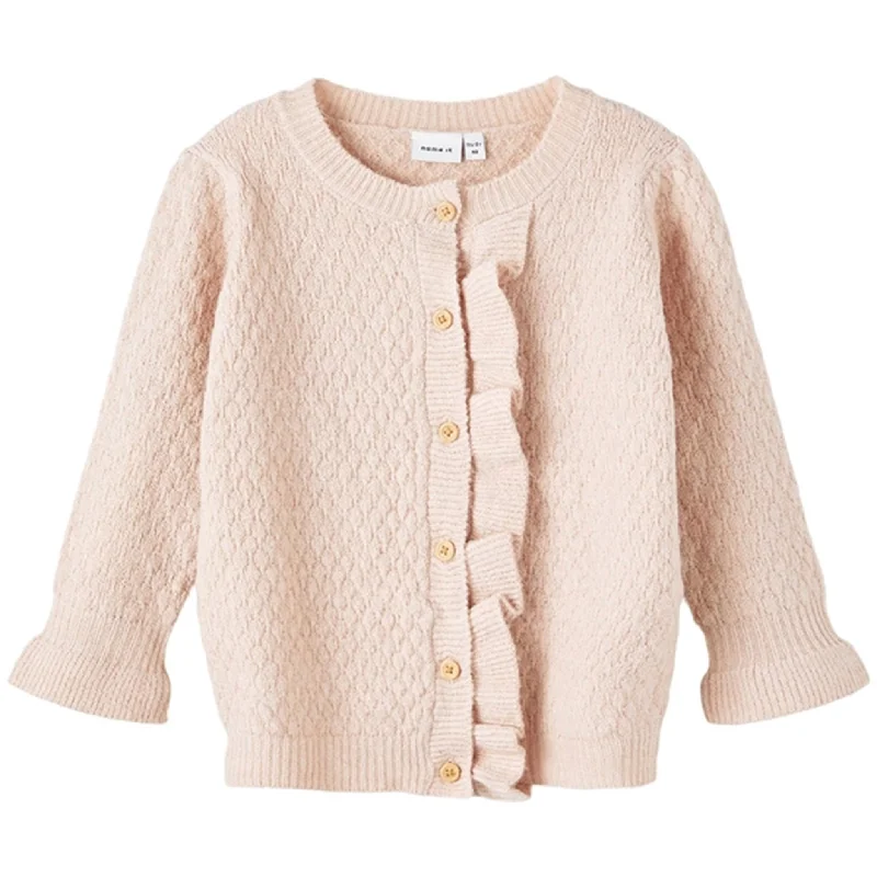 Sleep cardiganName it Rose Smoke Tofemme Knit Cardigan