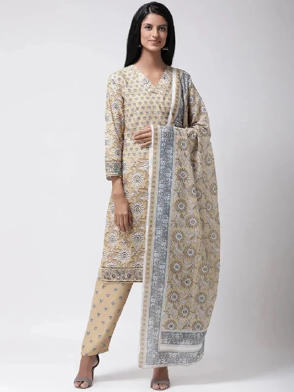 Hangup Women Standard Printed Indian Ethnic Set-X8_3PcKurtaSet