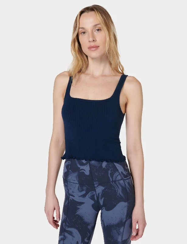 Reflective vestMindful Seamless Bra Vest - Navy Blue