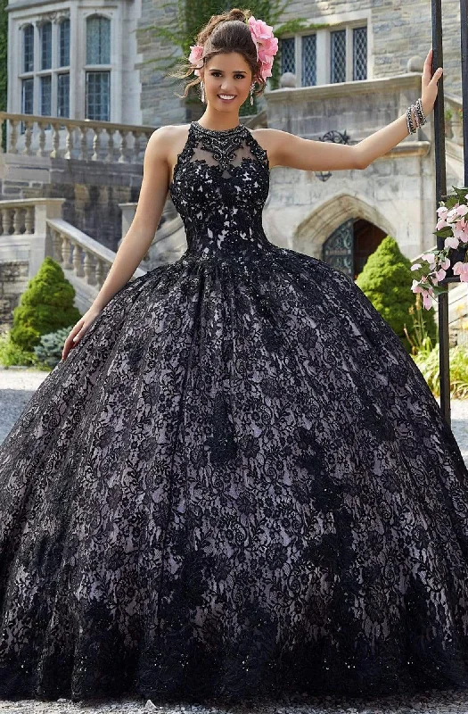 TightcontestVizcaya by Mori Lee 34026 - Illusion Halter Princess Ballgown