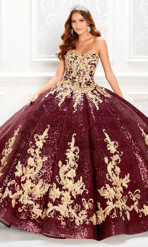 TightdeadlinePrincesa by Ariana Vara PR22030 - Sequin Strapless Ball Gown